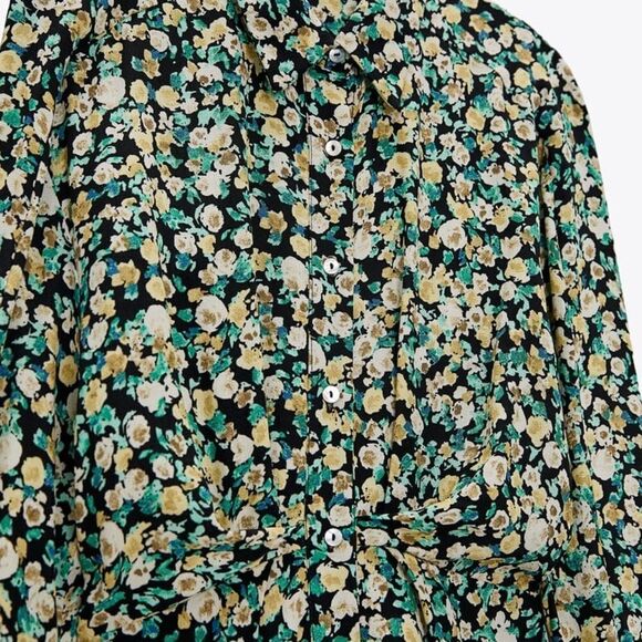 ✨HP✨ZARA PRINT DRESS✨  - Picture 4 of 4